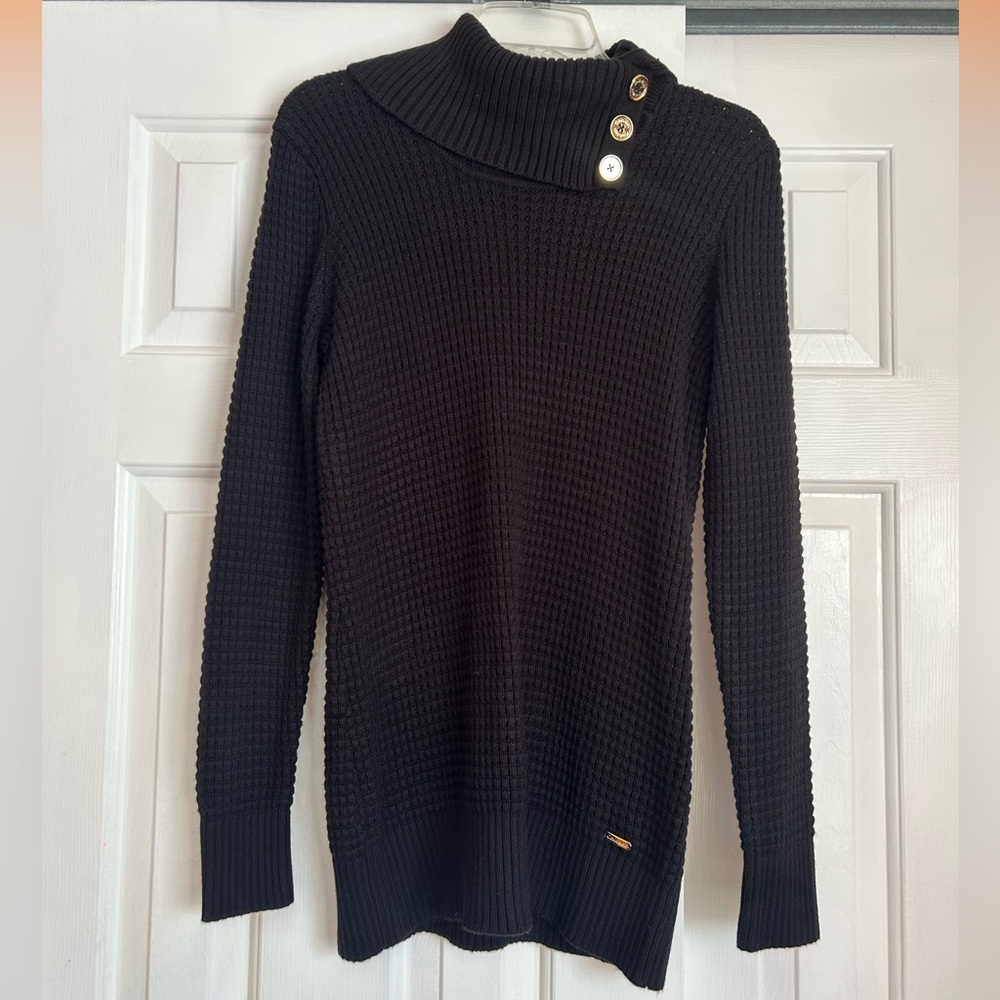 Calvin Klein Black Cowl Neck Sweater